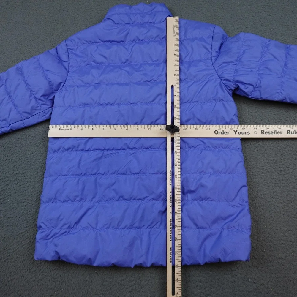 REI Co-op Jacket Kids Medium Purple Down Puffer Insulated Coat Lightweight